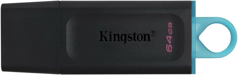 Kingston DataTraveler Exodia 64GB USB 3.2 pendrive védőkupakkal, kulcstartóval