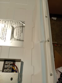 Lampă de tavan cu LED SNADER 120x30 cm, 44W 4400LM, Dimmabilă, cu Telecomandă, 3000K-6500K — deteriorată în timpul transportului (stare: vezi poza 2) 2
