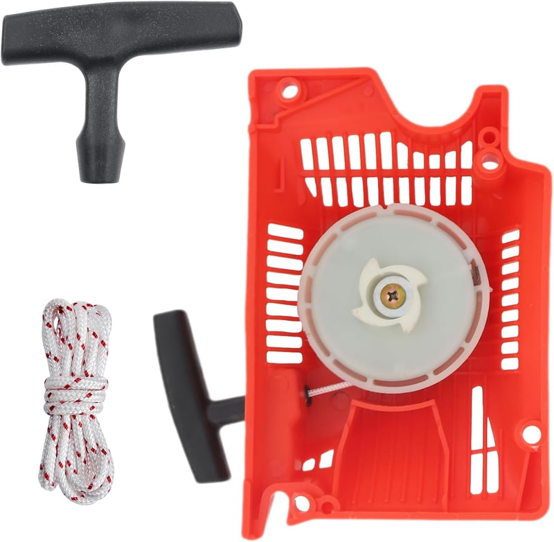 Adefol Indítómotor 45cc 52cc 58cc Láncfűrészhez - Visszahúzós Starter 4500 5200 5800 Modellekhez - Csere Alkatrész