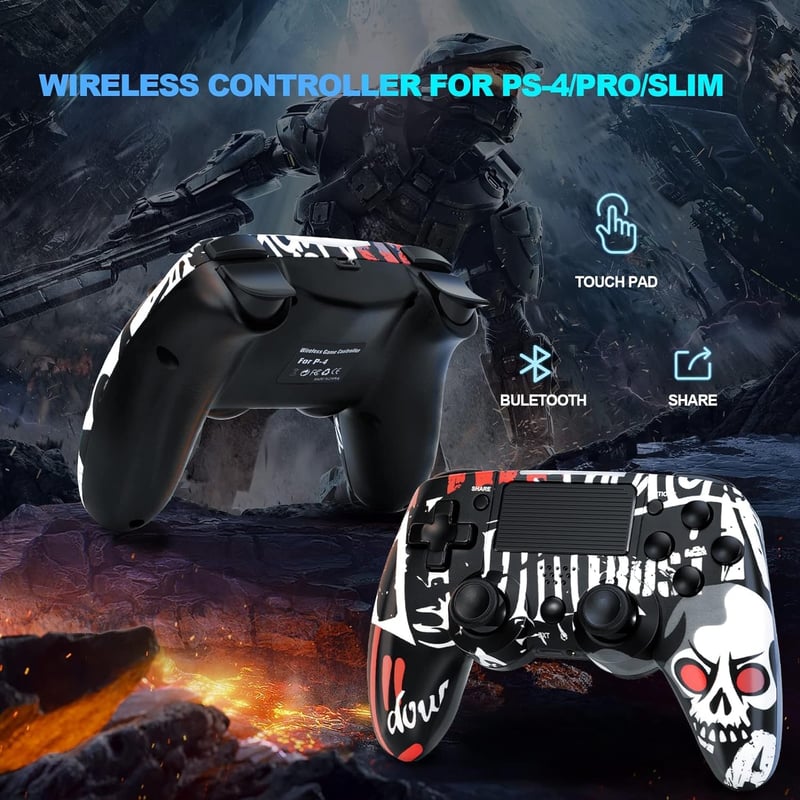 PS4 vezeték nélküli kontroller hangfunkcióval, PC-vel is kompatibilis