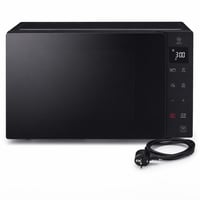 Mikrovlnná rúra LG MH 6535 GIS s grilom, 25 l, 1000 W — chybná, na súčiastky: po zapnutí praská a dymí (stav: pozri 2. obrázok) 1