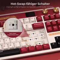 Tastatură Mecanică de Gaming RK ROYAL KLUDGE M87 - 75% TKL, Wireless, cu Ecran, Două Butoane, RGB, 7500 mAh, Hot-Swap Linear Crea 9