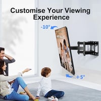 SUPTEK TV fali tartó 32-84" képernyőkhöz, dönthető, forgatható, 6 karú, VESA 600x400mm 3