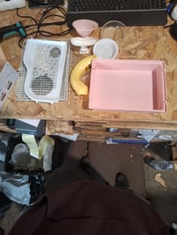 Cușcă metalică pentru hamsteri ICA HAM15 Play Garden, dimensiune mare, design drept — roz în loc de roșu (stare: vezi imaginea 2) 2