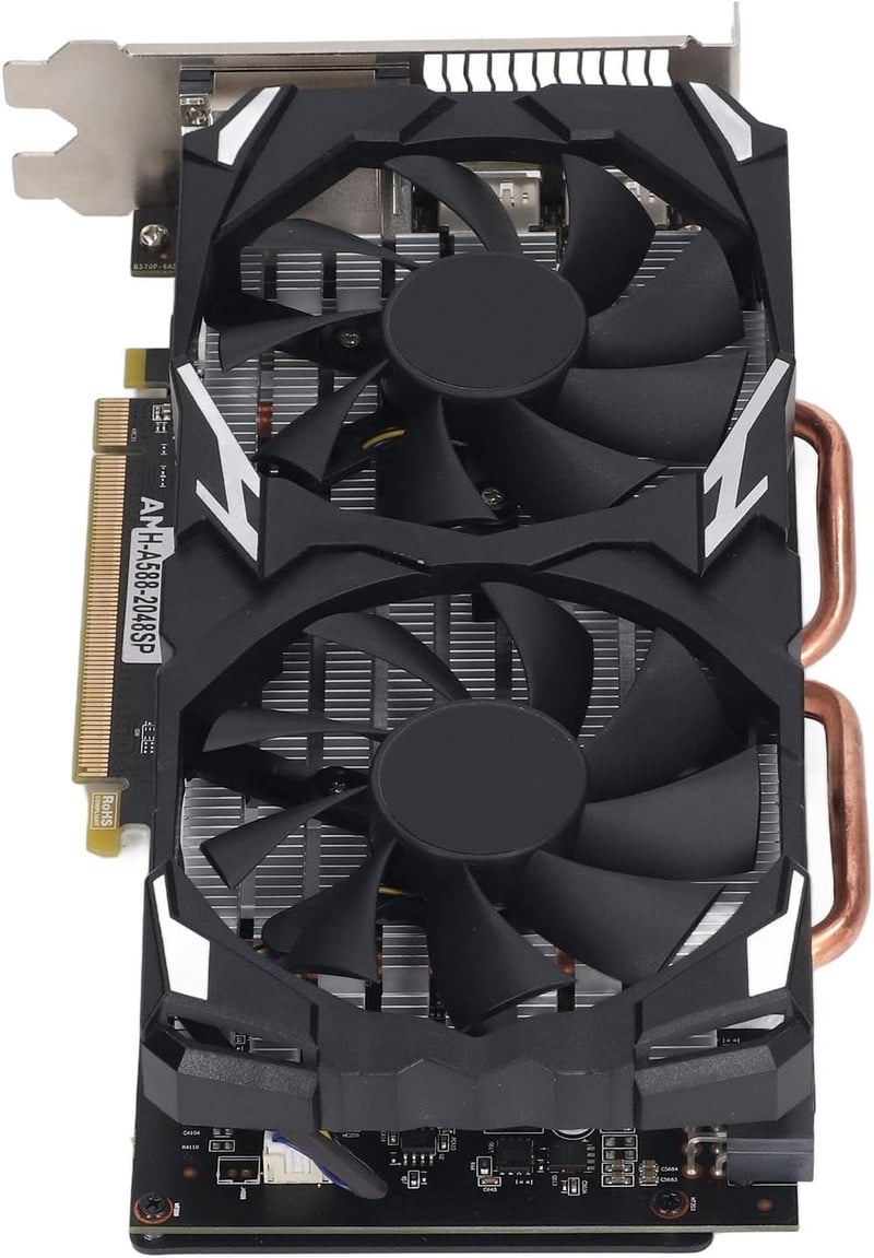 RX 580 8GB GDDR5 Gamer Videokártya, 256-bit, Dual Fan, DP/HDMI/DVI