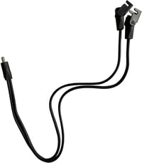 Univerzális 1 méteres elektromos fotel tápkábel, 2 tűs csatlakozóval 6
