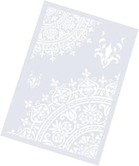 Virágmintás Rajzsablonok Scrapbookinghoz és Kézművességhez - Fehér 1