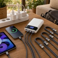 Balík Rýchlonabíjanie: 3x USB-C kábel + 20W nabíjačka + 2x Lightning kábel + 20000 mAh powerbank 1