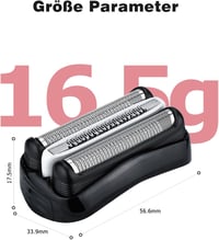 Braun Series 3 borotvafej - Kompatibilis 32b helyettesítő több modellhez (2db) 6