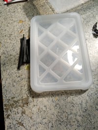 ATHLON TOOLS 5 literes tároló doboz fedéllel, BPA-mentes, élelmiszeripari minőség, átlátszó műanyag tárolóláda – 2 db (hiányos készlet) 5