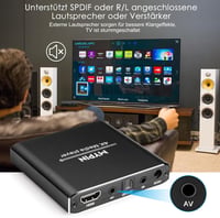 MYPIN 4K Médialejátszó - 8TB HDD, USB, HDMI, 7.1 Surround Hang, Távirányítóval 6