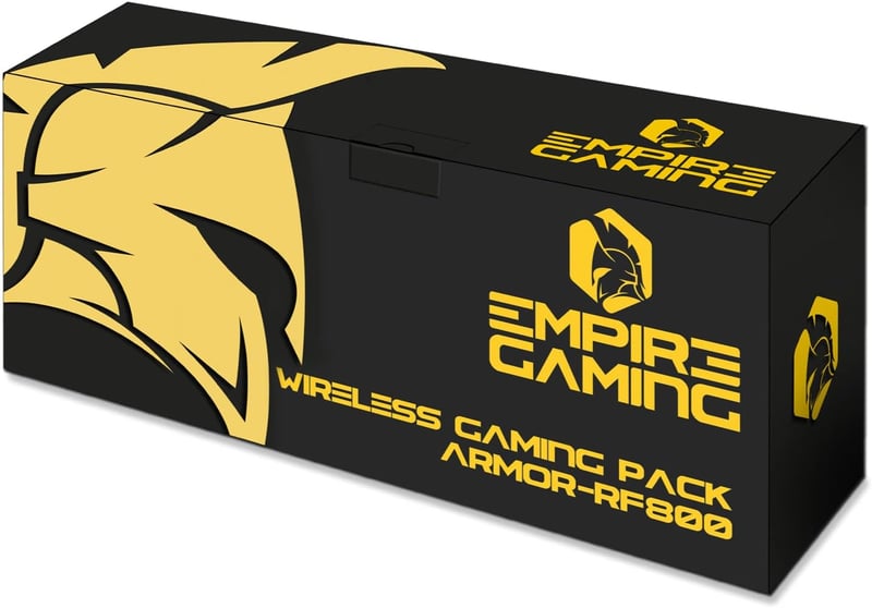 EMPIRE GAMING Armor RF800 Wireless Gamer Billentyűzet és Egér RGB 2.4GHz PC PS4 PS5 Xbox