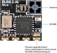 Hosszú Hatótávolságú 2.4G Lite Vevő FPV Verseny Drónokhoz, SMD Kerámia Antennával 5