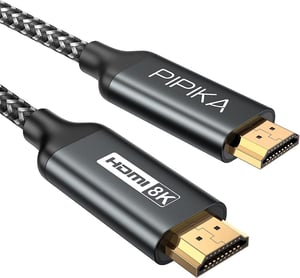 Cablu HDMI împletit ultra-rapid PIPIKA 8K, 1m - cu suport 4K la 120Hz
