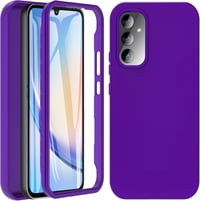 Samsung Galaxy A34 5G 360 fokos védőtok beépített kijelzővédővel - Lila 1