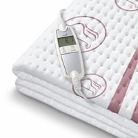 Husă termică electrică Beurer UB 90, 150x80 cm, 2 zone de căldură — defectă, funcționează parțial: cod de eroare E1 în timpul încălzirii (stare: vezi a 2-a fotografie) 1