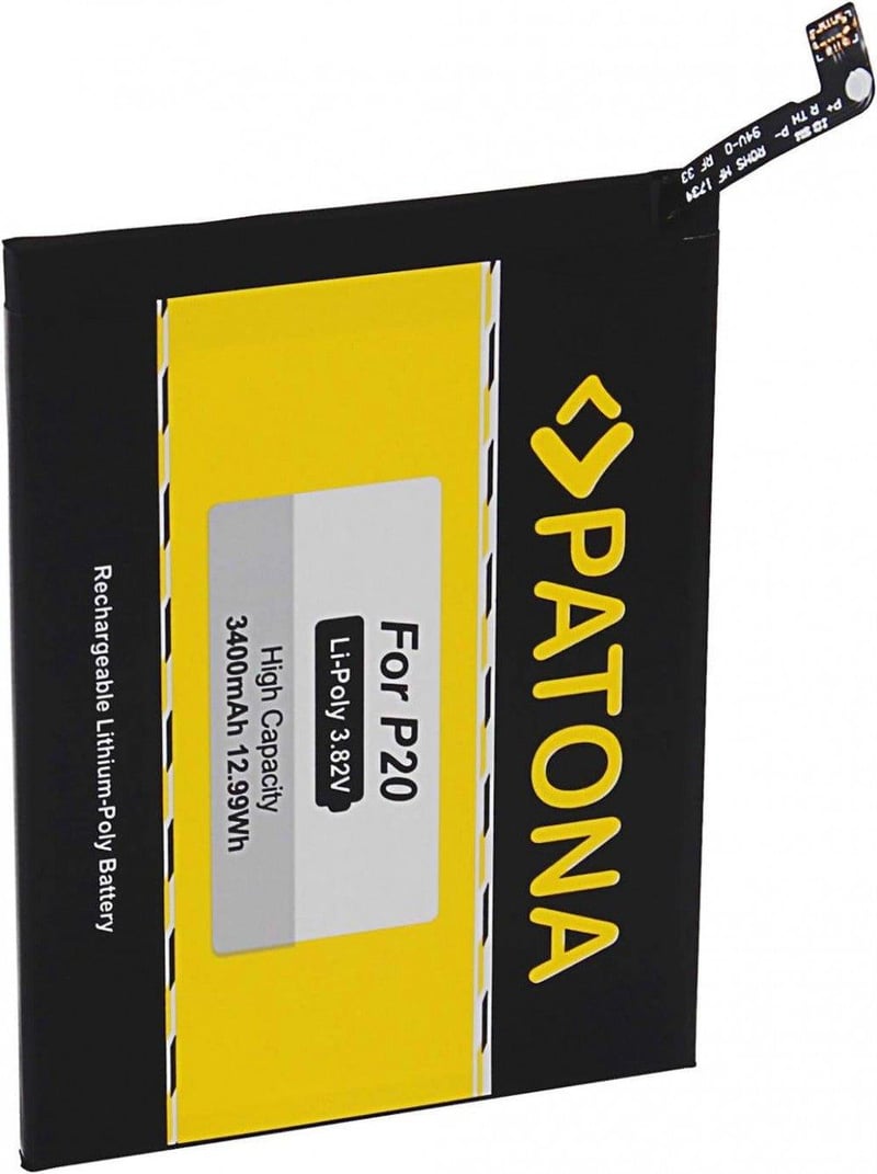 Huawei P20 Kompatibilis Akkumulátor - 3400 mAh Nagy Kapacitás - HB396285ECW