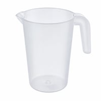 LACOR 66945 Polikarbonatni vrč 1 L - Prozirna plastična posuda za tekućinu bez poklopca (nepotpuno, kao novo (stanje: vidi 2. sliku)) 1