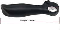 Alfa Pasca karbon kormányvég MTB kerékpárhoz - ergonomikus, 22.2 mm, 3K matt 2