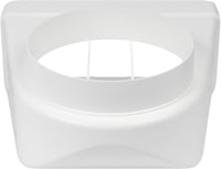 Vent Systems 90 fokos szögletes-kör alakú légcsatorna átalakító, 220x90 mm téglalap alakú csőről Ø150 mm kerek csőre, szellőztető rendszerek 7