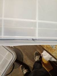 Set 4 cutii de depozitare ermetice Iris Ohyama AT-L, 50L, negru — defect, funcționalitate parțială: capac și garnitură de etanșare deteriorate (stare: vezi imaginea 2) 11