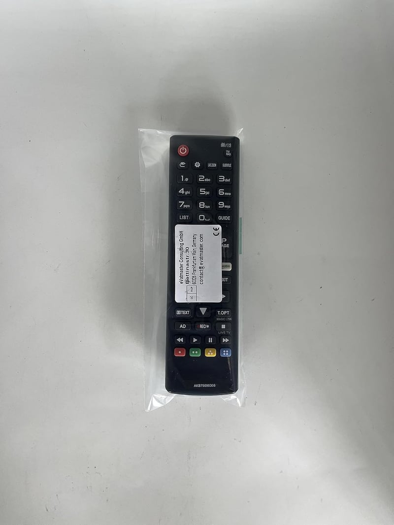 FOXRMT AKB75095308 Univerzális Távirányító LG Smart TV-hez - Beállítás Nélküli Használat, 10m Hatótáv, Kompatibilis 60UJ6309 65UJ6309 43LJ61