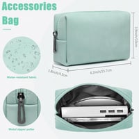 Geantă pentru laptop HYZUO de 13 inchi cu suport, compatibilă cu MacBook Air M2 M1 Pro, verde mentă 5