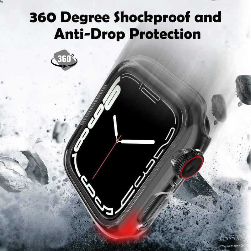 Apple Watch 45mm Edzett Üveg Védőfólia - 2db, Series 7/8 Kompatibilis