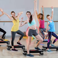 ACTIVE FOREVER Állítható magasságú aerobic step pad, 78x30 cm, fekete-szürke 7