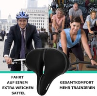 DAWAY C30 Extra Széles Kerékpár Nyereg - Kényelmes Memóriahabos Ülés Férfiaknak és Nőknek, Univerzális MTB, E-bike, Városi és Országúti Keré 12
