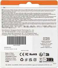 Vansuny 64GB Micro SD kártya 5 db-os csomag, 90 MB/s, 4K UHD, adapterrel 10