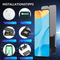 RongZy Oppo A15/A15s LCD Kijelző és Érintőképernyő Csere Szett 6,52 Hüvelykes Fekete Szerelő Eszközökkel CPH2185 CPH2179 Modellekhez 4