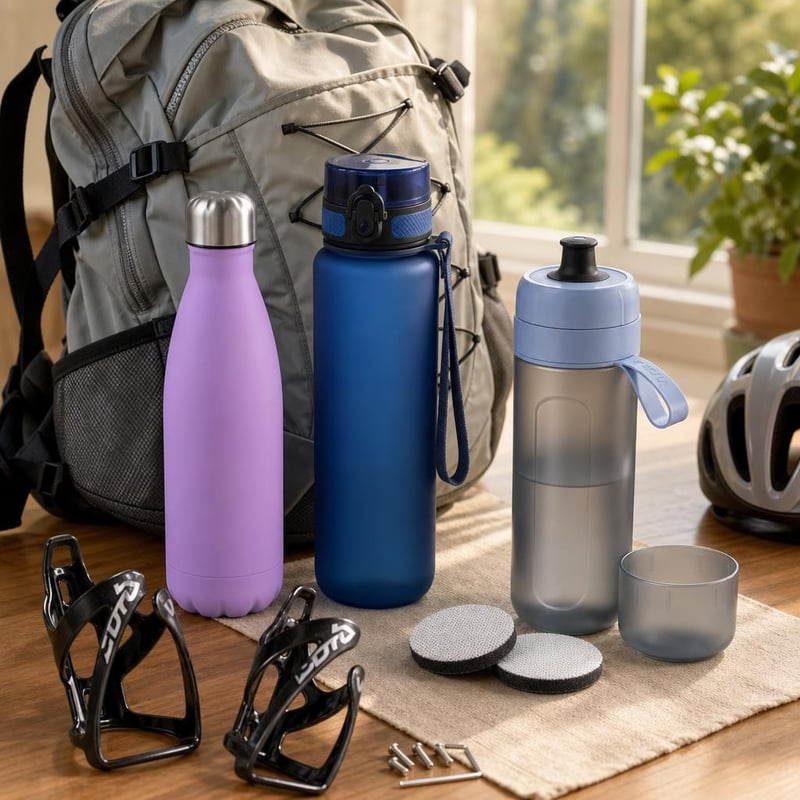 Set za školu i sport: 500ml termos boca + 750ml sportska boca + 600ml boca s filtrom + 2 filtra