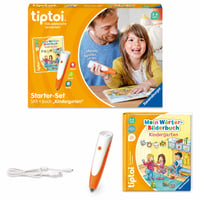Ravensburger tiptoi 00113 Set de pornire Creion și Dicționar vizual Grădiniță pentru copii de la 3 ani — vârf de creion uzat (stare: vezi a 2-a imagine) 1