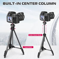 ULANZI TT51 kompakt állvány távirányítóval, 360°-os gömbfejjel, 138 cm-ig nyújtható, iPhone és Samsung okostelefonokhoz 4