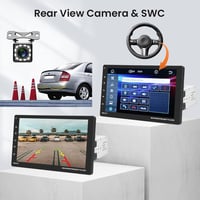 Carplay Autórádió 1 DIN 9" Kivehető Képernyővel - Android/iOS Tükrözés, Bluetooth Kihangosító, FM, USB, Kormányvezérlés, Tolatókamera 5