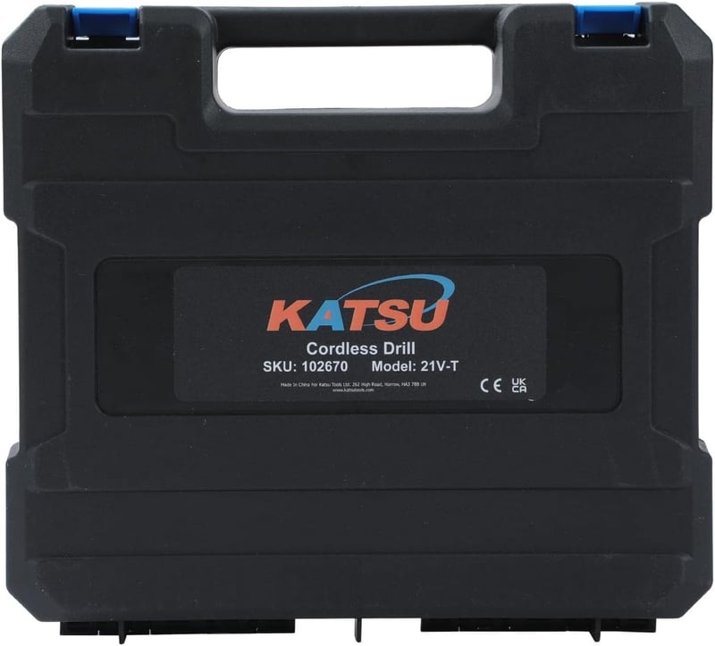 KATSU FIT-BAT 21V-os Akkus Ütvefúró-csavarozó, LED-del, 13mm Tokmánnyal
