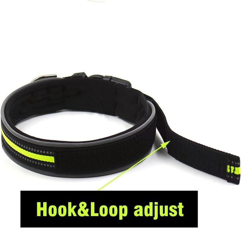 Trixie fényvisszaverő, párnázott kutyanyakörv, XL (40-47 cm), légáteresztő nylon