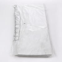 Autocolant pentru faianță LZLUCKCOME, 10 bucăți, model marmură jad alb, 30x60 cm, pentru bucătărie – Toate piesele sunt îndoite, produs outlet 1