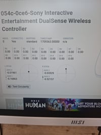 Bezdrôtový ovládač Sony DualSense PS5 biely - Chybný — chybný, čiastočne funkčný: obe analógové páčky majú drift (stav: pozri 2. obrázok) 5