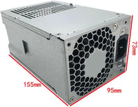 CMJLBM 240W Tápegység HP ProDesk 400 600 800 G1 G2 SFF Számítógépekhez - Kompatibilis PCC002 PCC124 D12-240P3A Modellekkel 3