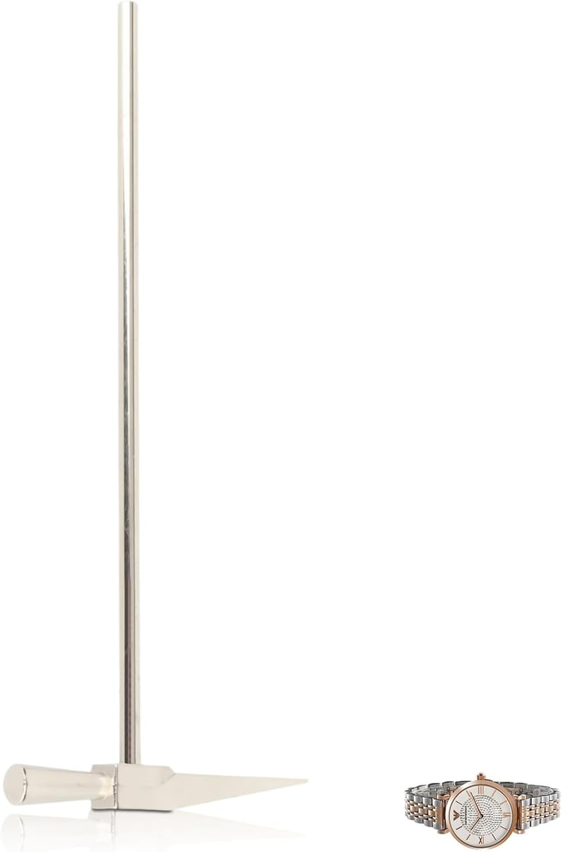 HERCHR Acél Ékszerkészítő Kalapács 150x62,8mm - Ergonomikus Fémformázó Szerszám Órásoknak, Ékszerészeknek, DIY Kézműveseknek, Ezüst Színű, 3
