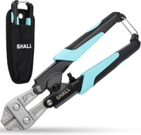 SHALL Mini Drótvágó 210mm - Erős Kézi Csípőfogó Állítható Nyitással, Biztonsági Zárral, Ergonomikus Markolattal és Övtáskával, 7mm Vágókapac 1