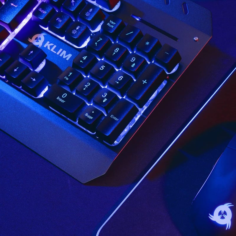KLIM Light Ning vezeték nélküli német billentyűzet - QWERTZ kiosztás