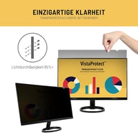 VistaProtect Prémium Monitorszűrő 32" - Betekintésvédelem és Kékfény Szűrő Számítógép Monitorokhoz, Webcam Takaróval 6