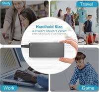 Dell Inspiron és XPS laptopokhoz 65W mágneses töltő, rövidzárlat-védelemmel 7