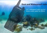 Baofeng UV-9R Plus 8W-os vízálló adóvevő, dupla sávos, FM rádióval és lámpával 4
