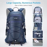 HOMIEE 45L Vízálló Túrahátizsák Laptoptartóval, Kültéri Sportokhoz 4