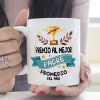 Egyedi Apák napi bögre spanyol felirattal, 350 ml-es 2