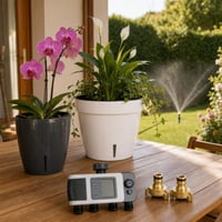 Set za njegu biljaka: tegle za orhideje + 4L samonavodnjavajuća tegla + Bluetooth kontroler 1